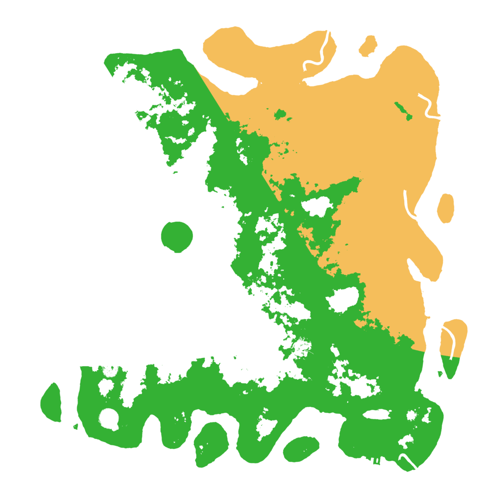 Biome Rust Map: Procedural Map, Size: 4500, Seed: 762416153