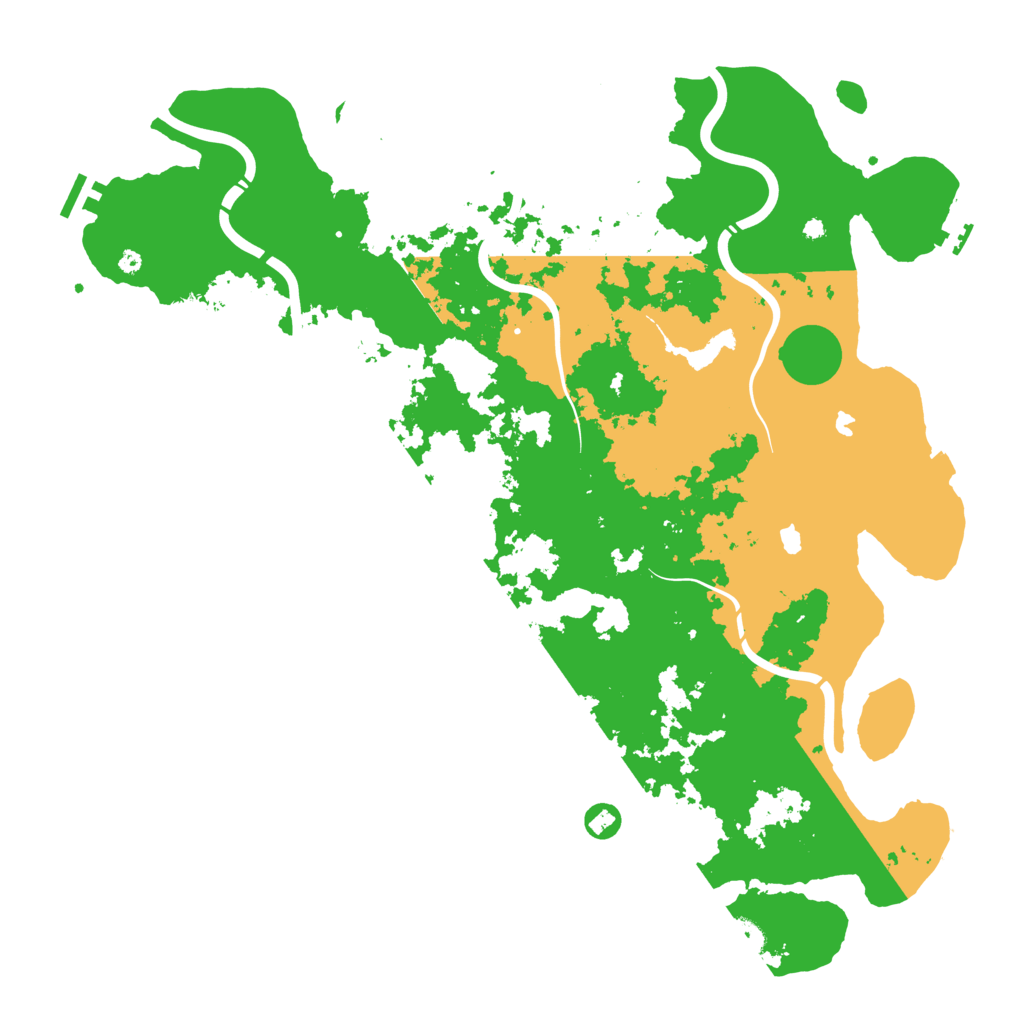 Biome Rust Map: Procedural Map, Size: 4500, Seed: 572488788
