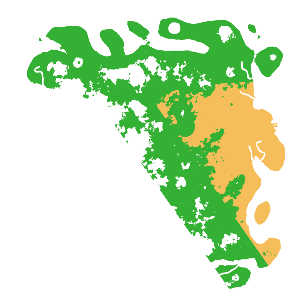 Biome Rust Map: Procedural Map, Size: 4500, Seed: 572488788