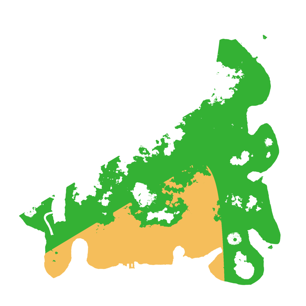 Biome Rust Map: Procedural Map, Size: 3500, Seed: 251481997