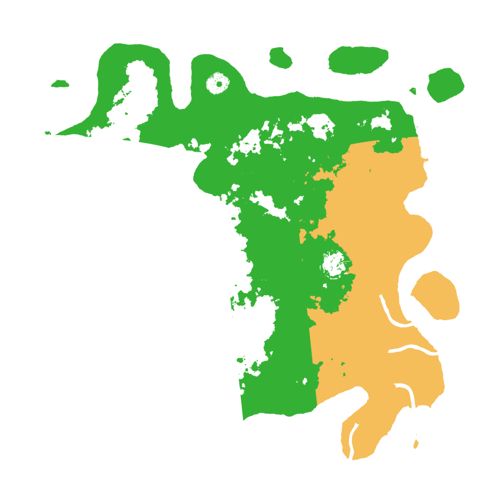 Biome Rust Map: Procedural Map, Size: 3500, Seed: 869041207