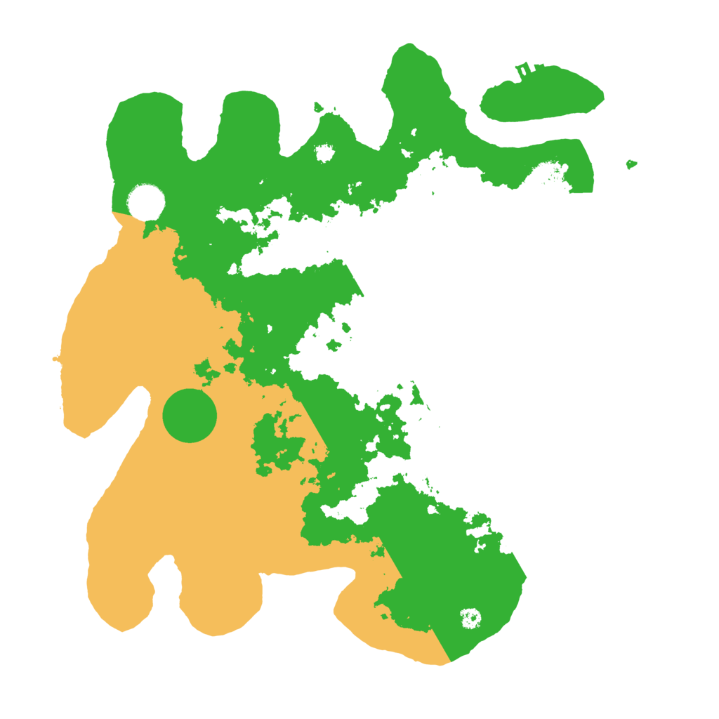 Biome Rust Map: Procedural Map, Size: 3500, Seed: 1284055332