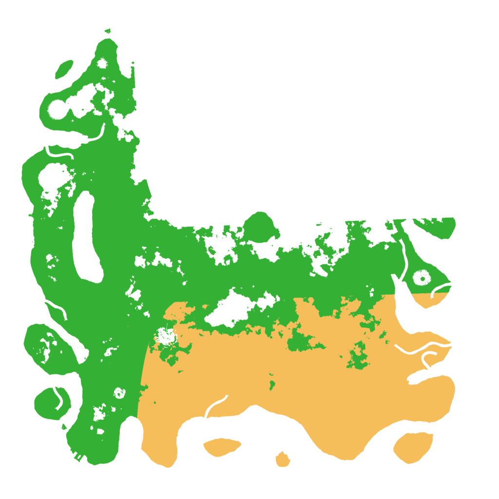 Biome Rust Map: Procedural Map, Size: 4500, Seed: 66456078