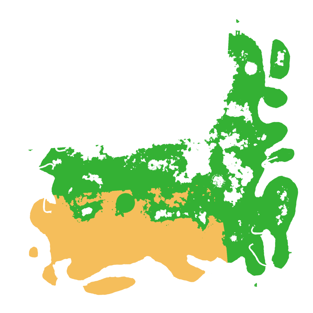 Biome Rust Map: Procedural Map, Size: 4500, Seed: 1293941674