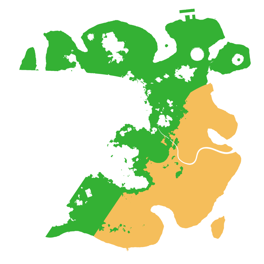 Biome Rust Map: Procedural Map, Size: 3500, Seed: 159382492