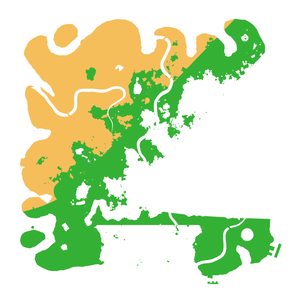 Biome Rust Map: Procedural Map, Size: 4250, Seed: 435182284