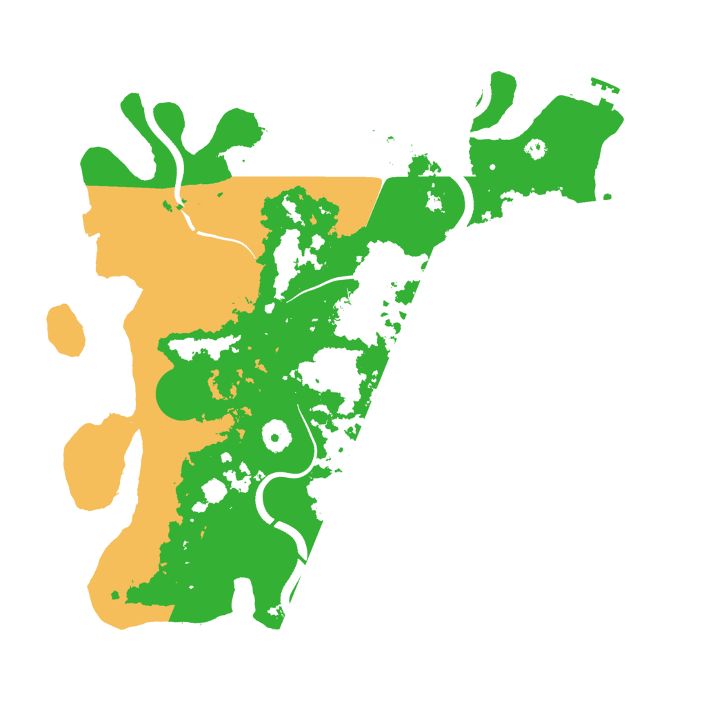Biome Rust Map: Procedural Map, Size: 3500, Seed: 353464343
