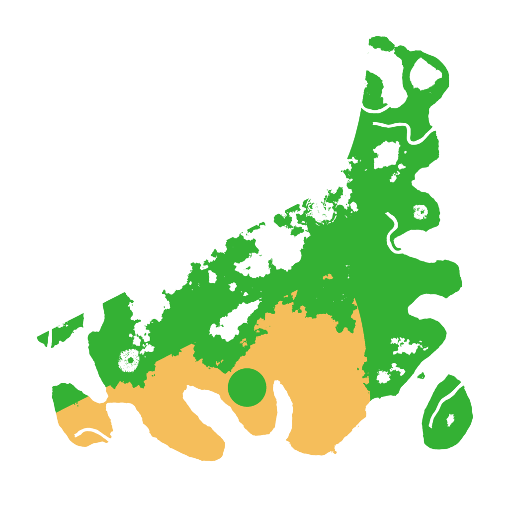 Biome Rust Map: Procedural Map, Size: 3500, Seed: 237111955