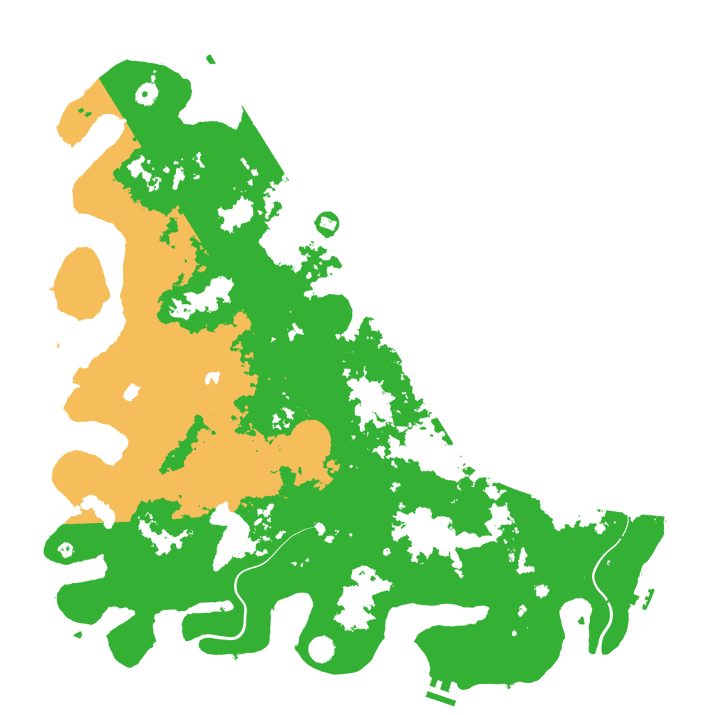 Biome Rust Map: Procedural Map, Size: 4800, Seed: 2005870302