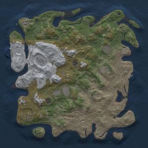 Thumbnail Rust Map: Procedural Map, Size: 4250, Seed: 853474960, 18 Monuments