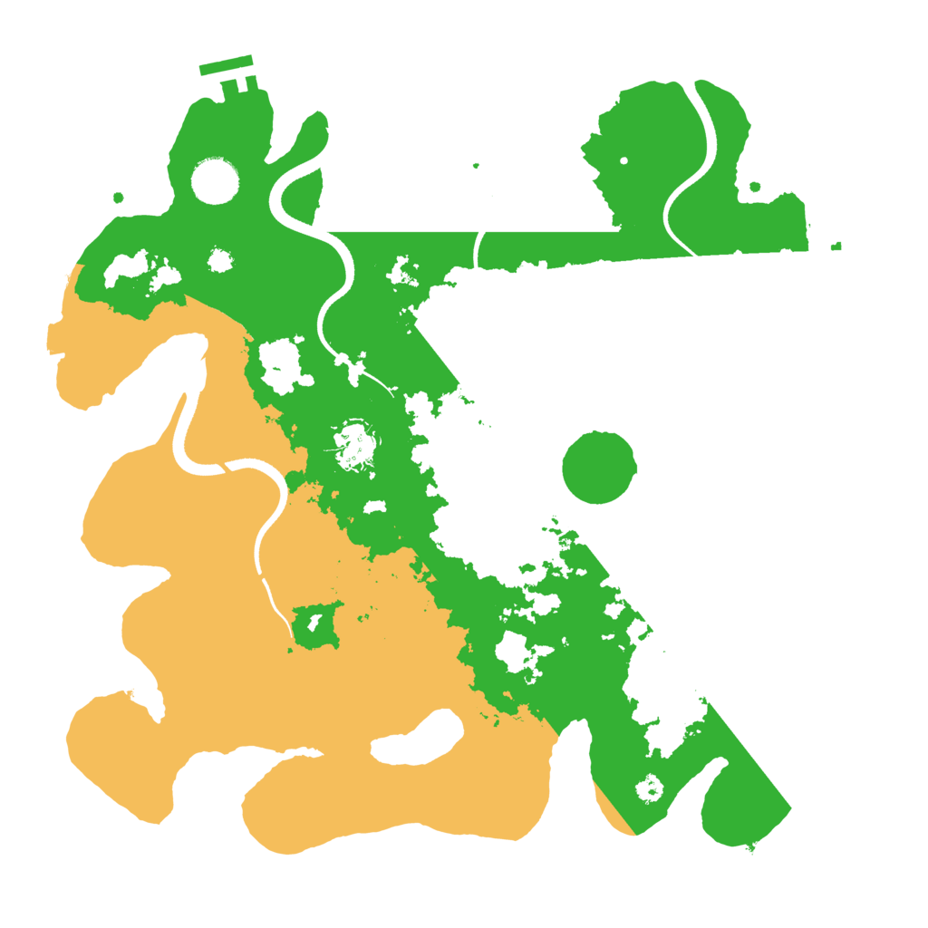 Biome Rust Map: Procedural Map, Size: 3500, Seed: 978322869