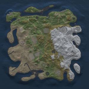 Thumbnail Rust Map: Procedural Map, Size: 3750, Seed: 1499760913, 19 Monuments
