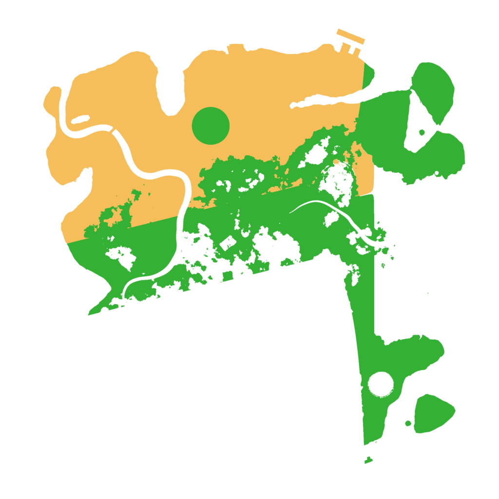 Biome Rust Map: Procedural Map, Size: 3500, Seed: 1700954357