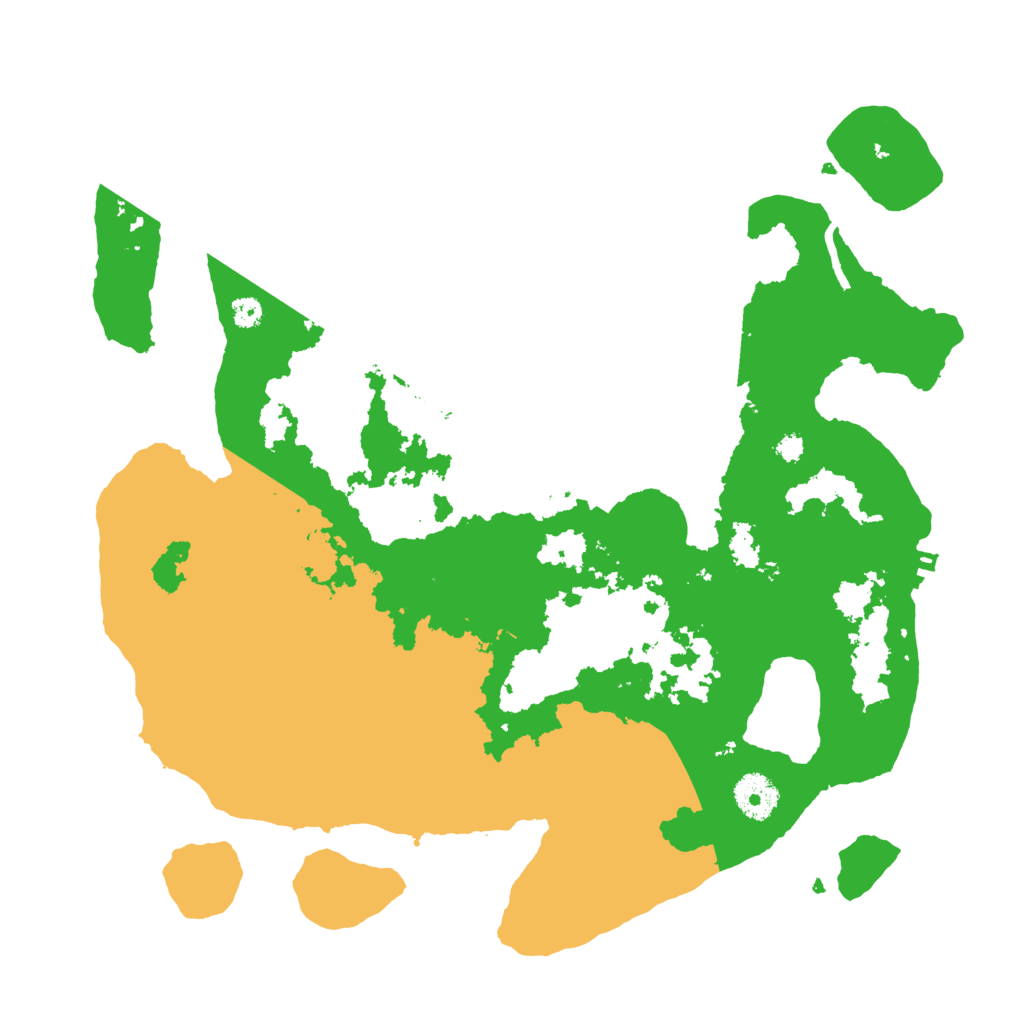 Biome Rust Map: Procedural Map, Size: 3500, Seed: 9234