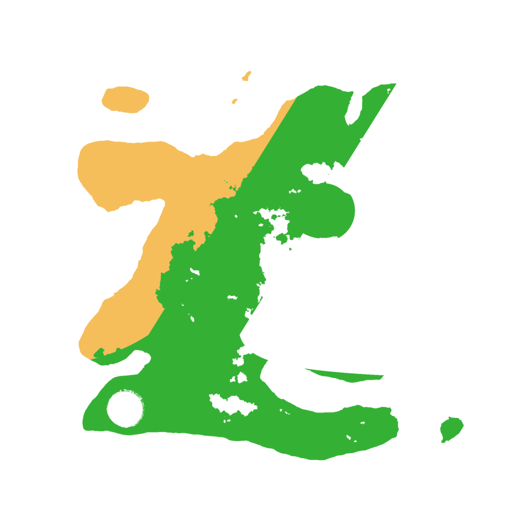 Biome Rust Map: Barren, Size: 2500, Seed: 648396