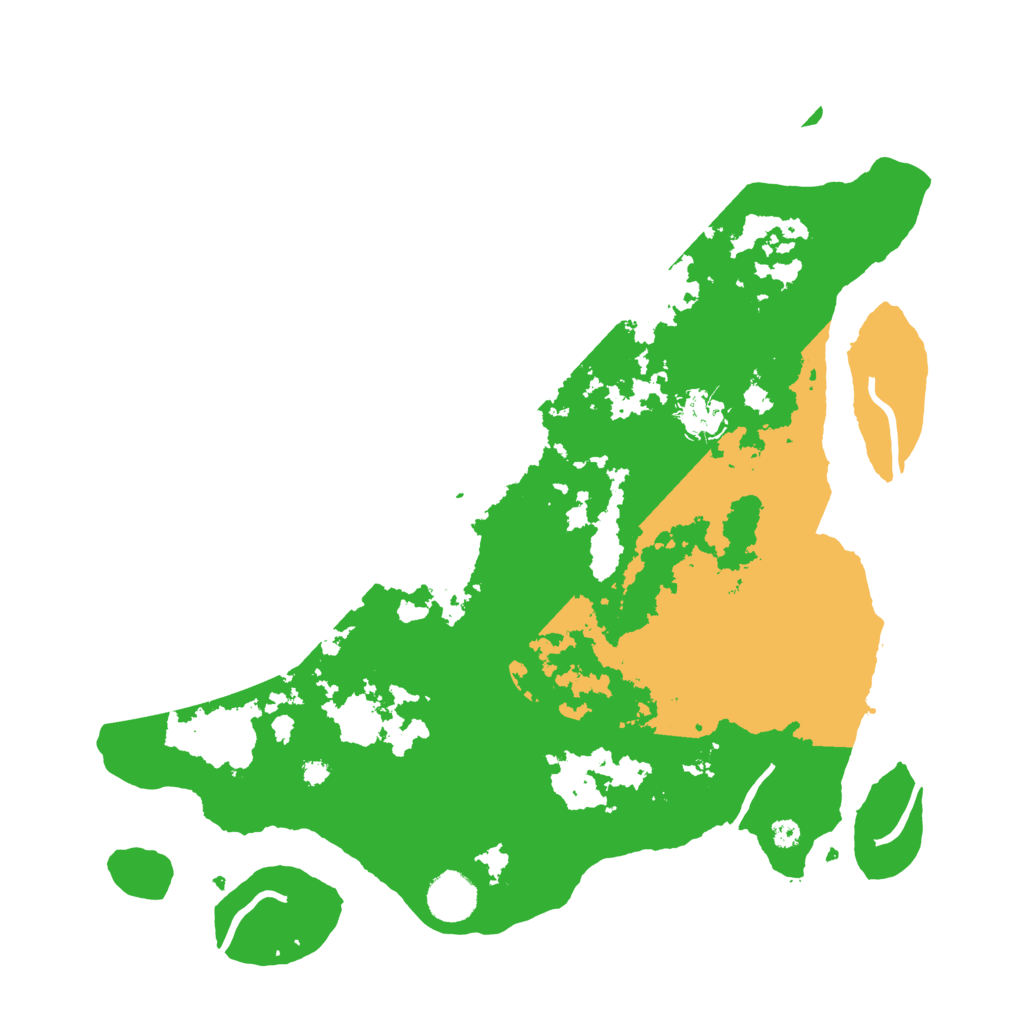 Biome Rust Map: Procedural Map, Size: 3700, Seed: 1091911929