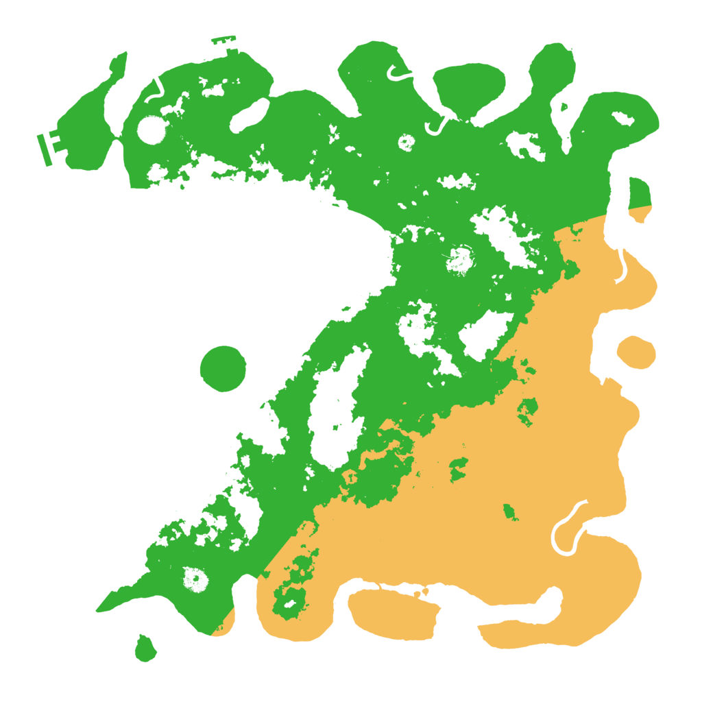 Biome Rust Map: Procedural Map, Size: 4350, Seed: 61464543