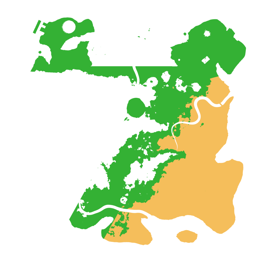 Biome Rust Map: Procedural Map, Size: 3800, Seed: 448500321