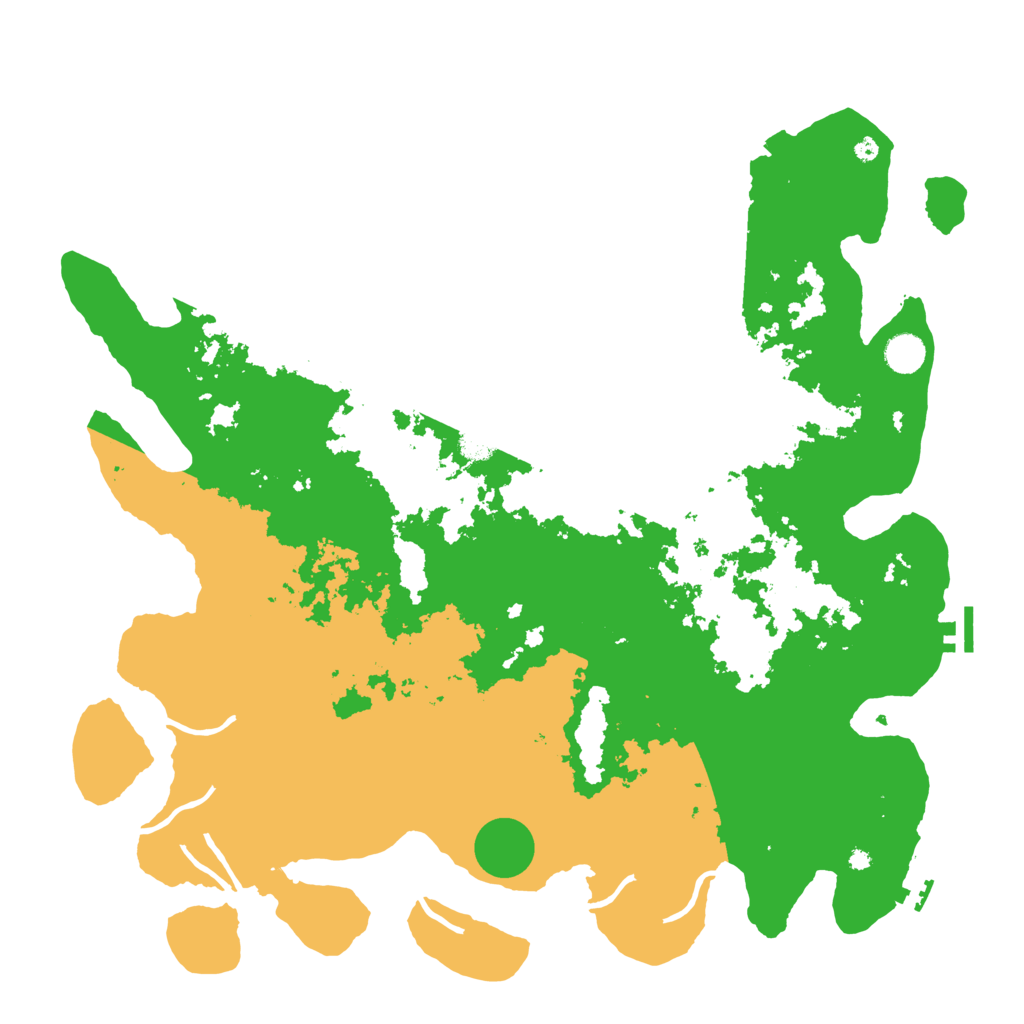 Biome Rust Map: Procedural Map, Size: 4500, Seed: 1838789300