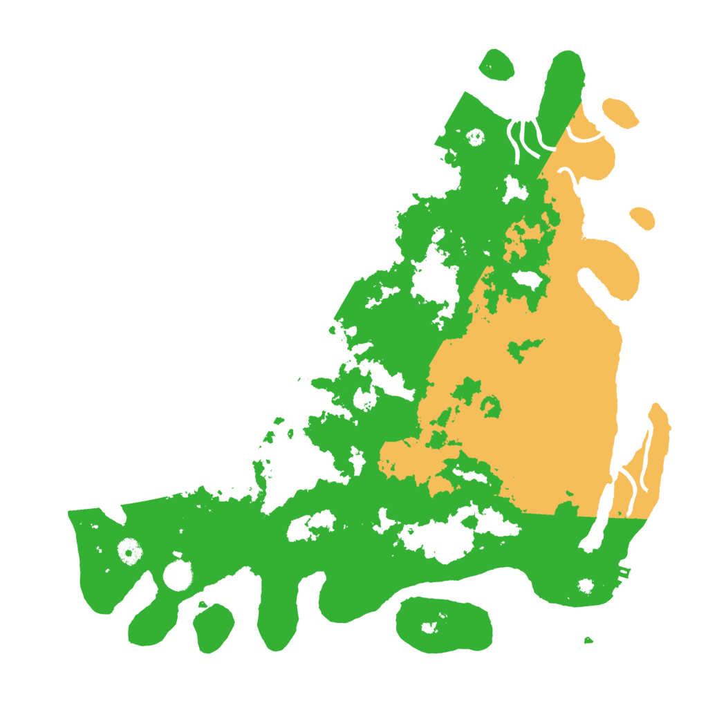 Biome Rust Map: Procedural Map, Size: 4250, Seed: 2077
