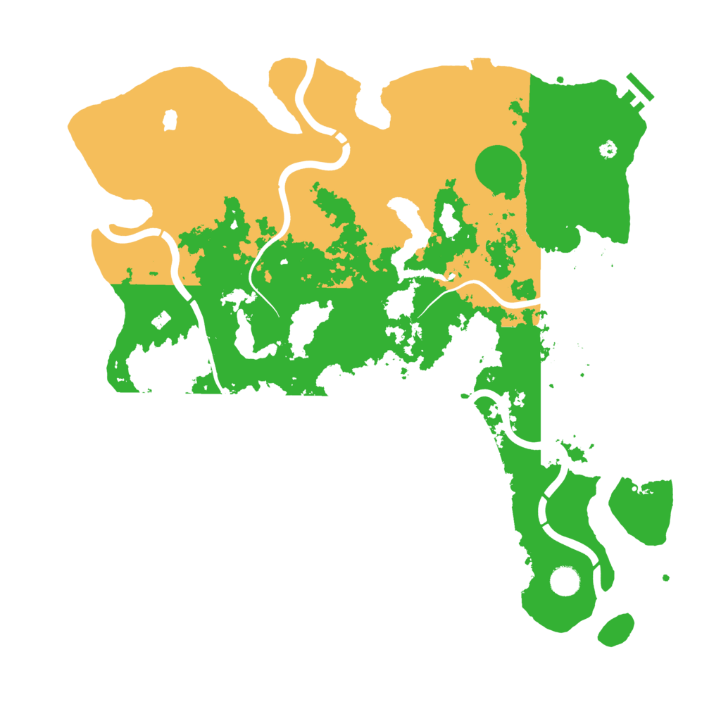 Biome Rust Map: Procedural Map, Size: 4250, Seed: 161