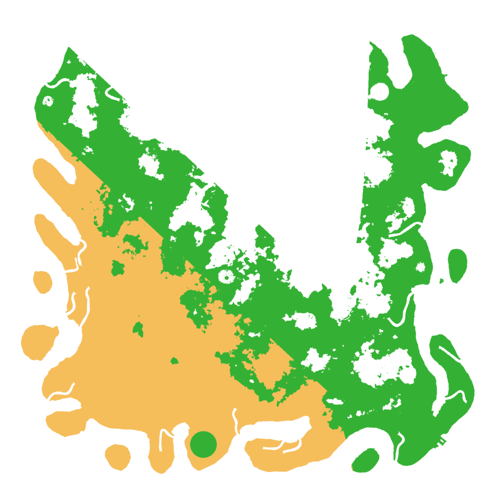 Biome Rust Map: Procedural Map, Size: 5000, Seed: 545463810