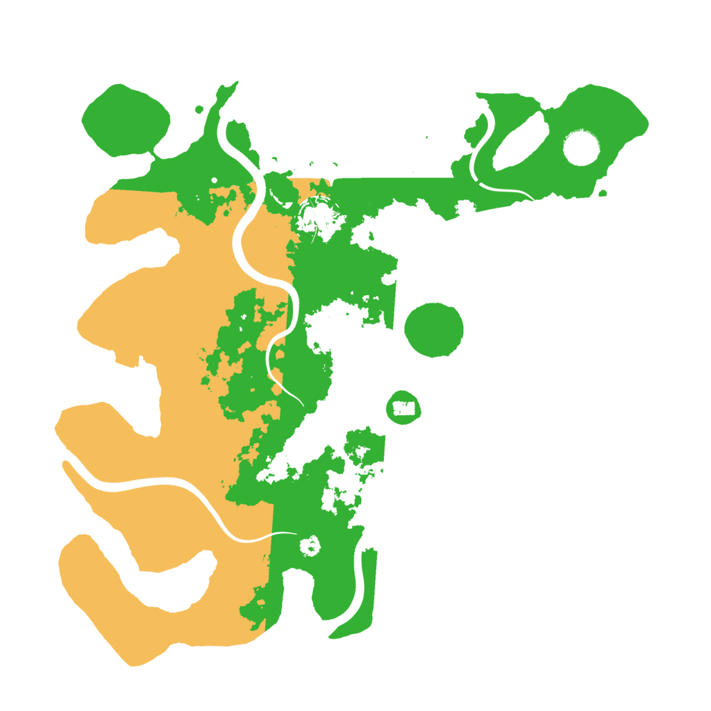 Biome Rust Map: Procedural Map, Size: 3500, Seed: 762127