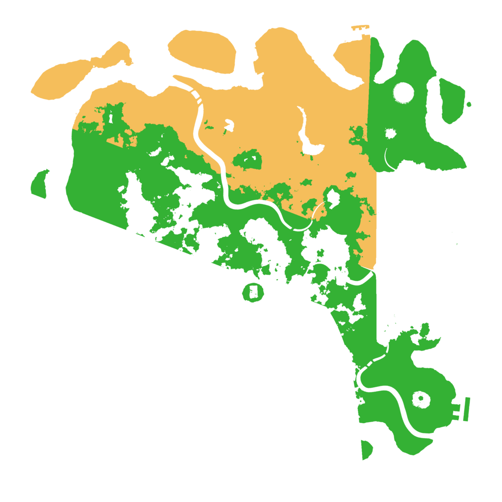 Biome Rust Map: Procedural Map, Size: 4250, Seed: 1004295463
