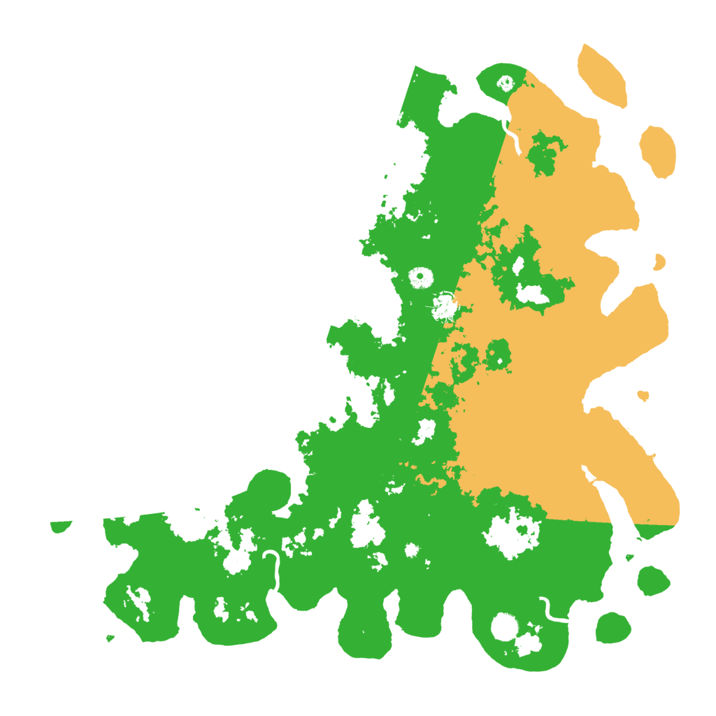 Biome Rust Map: Procedural Map, Size: 4598, Seed: 900