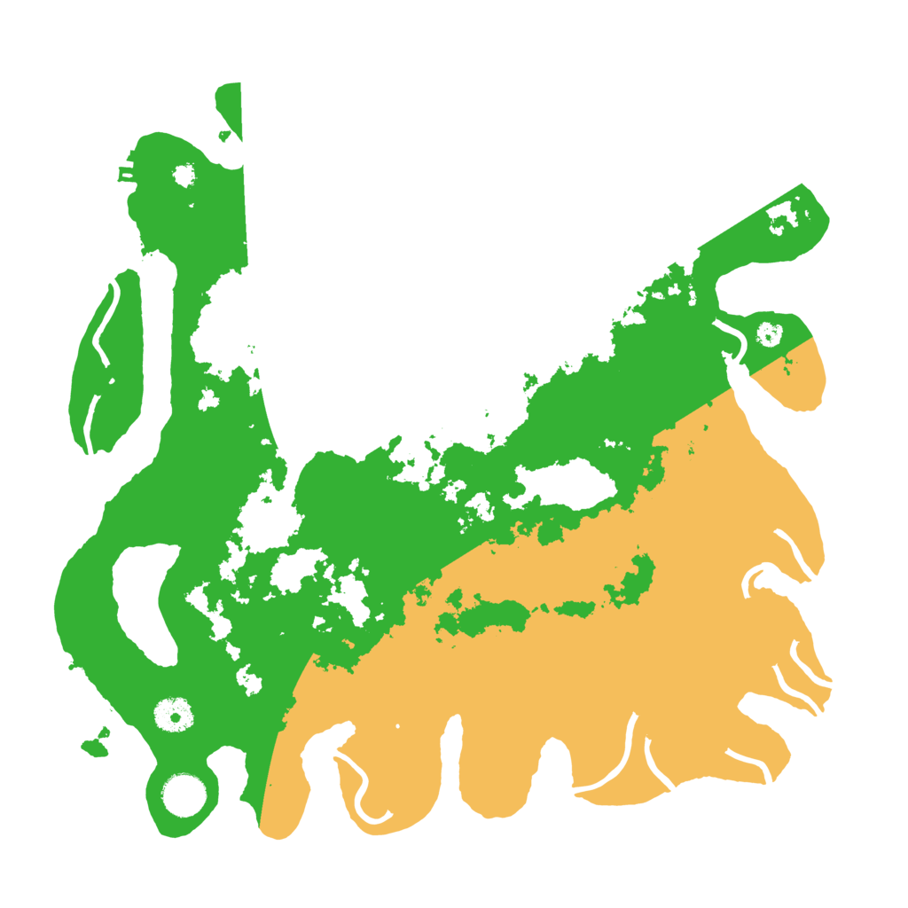 Biome Rust Map: Procedural Map, Size: 3700, Seed: 500000