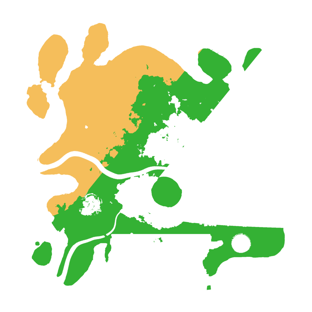 Biome Rust Map: Procedural Map, Size: 2900, Seed: 41234122