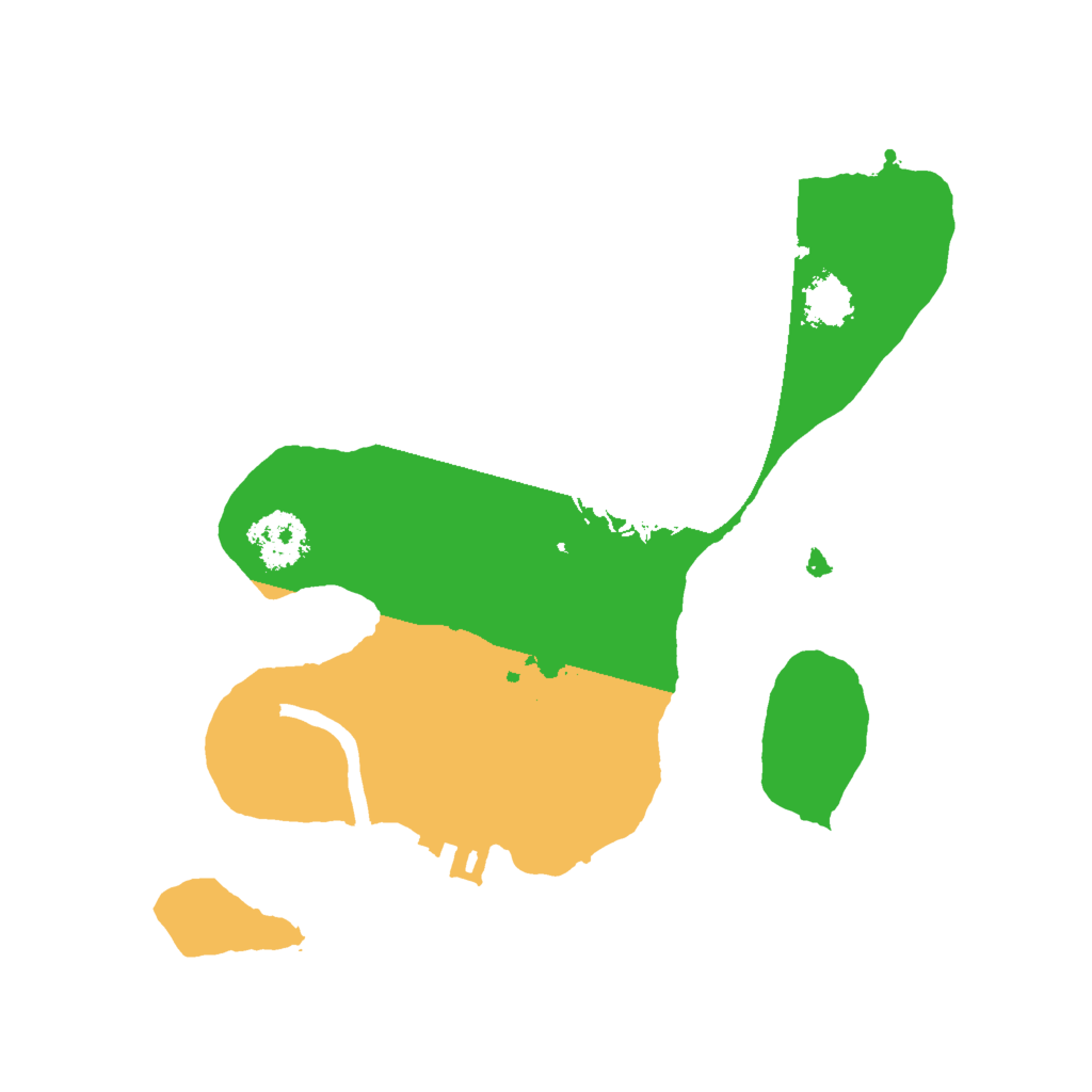 Biome Rust Map: Procedural Map, Size: 2000, Seed: 1052426327