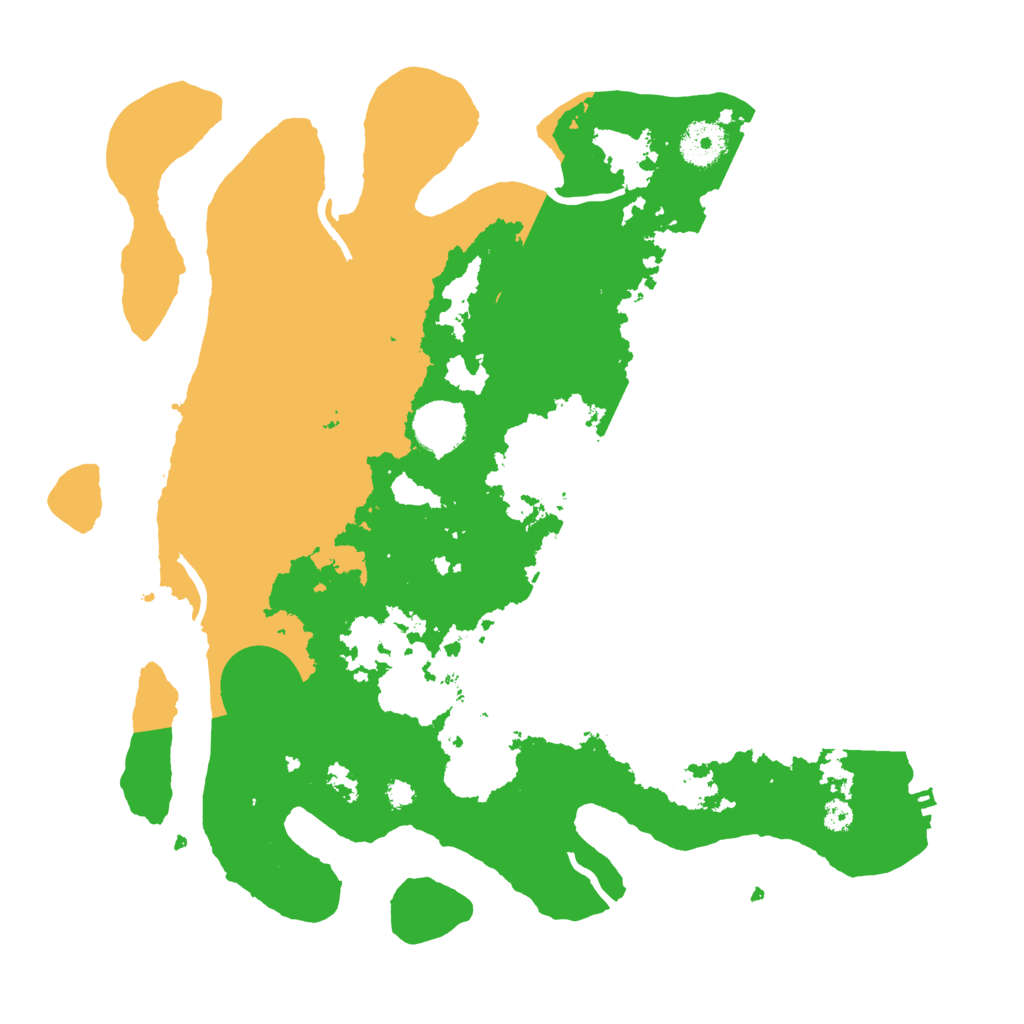 Biome Rust Map: Procedural Map, Size: 3500, Seed: 388412137