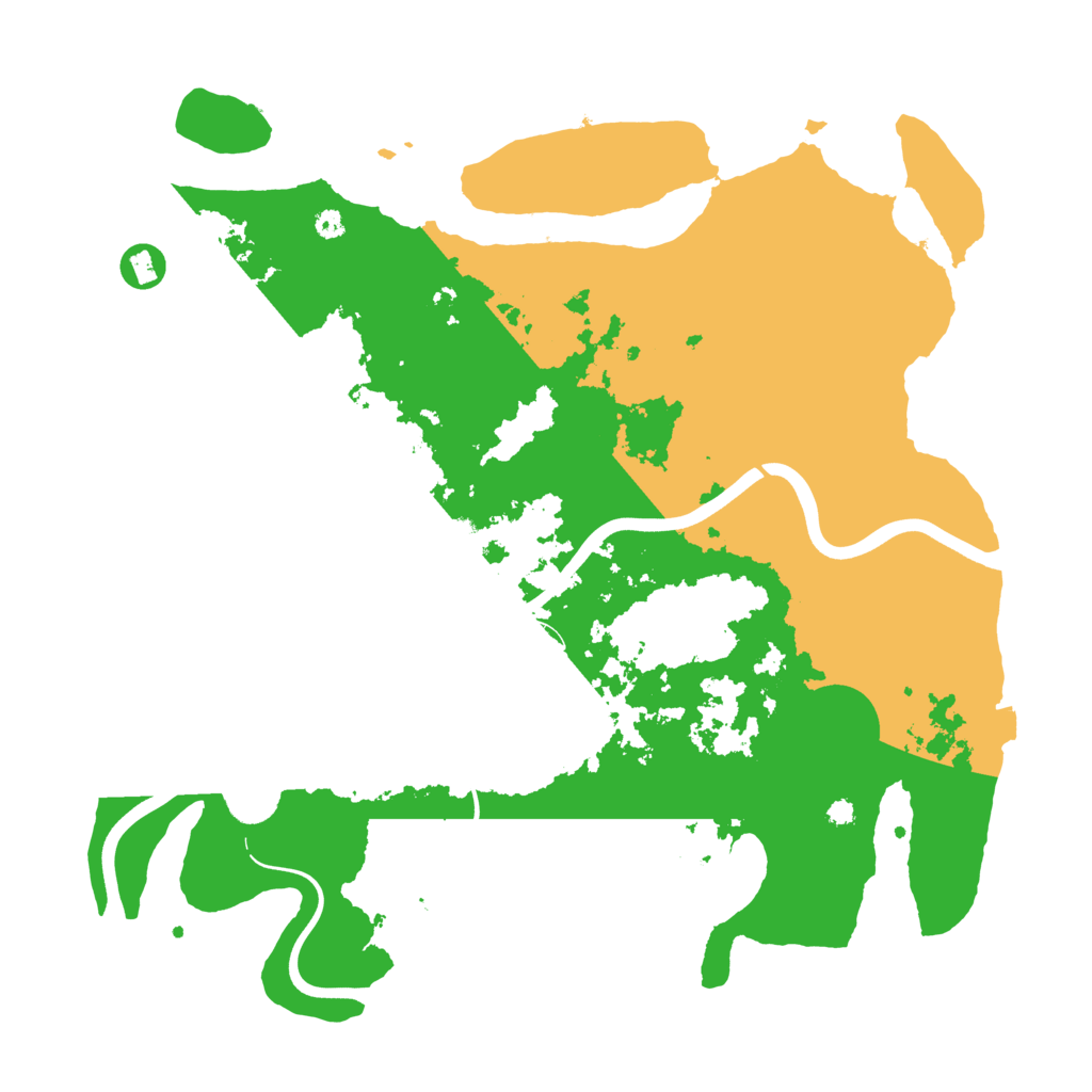 Biome Rust Map: Procedural Map, Size: 3800, Seed: 1101759817