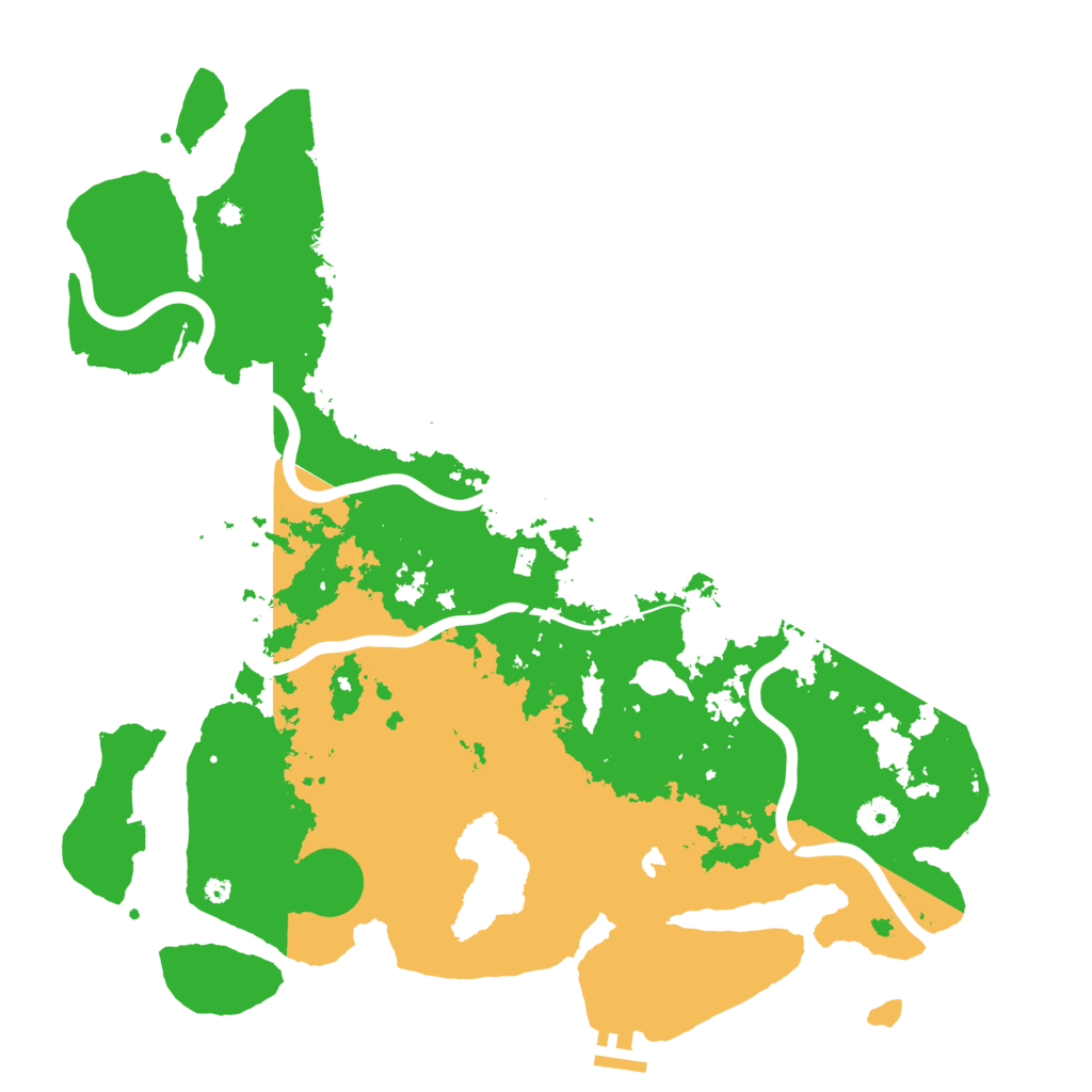 Biome Rust Map: Procedural Map, Size: 4200, Seed: 1123