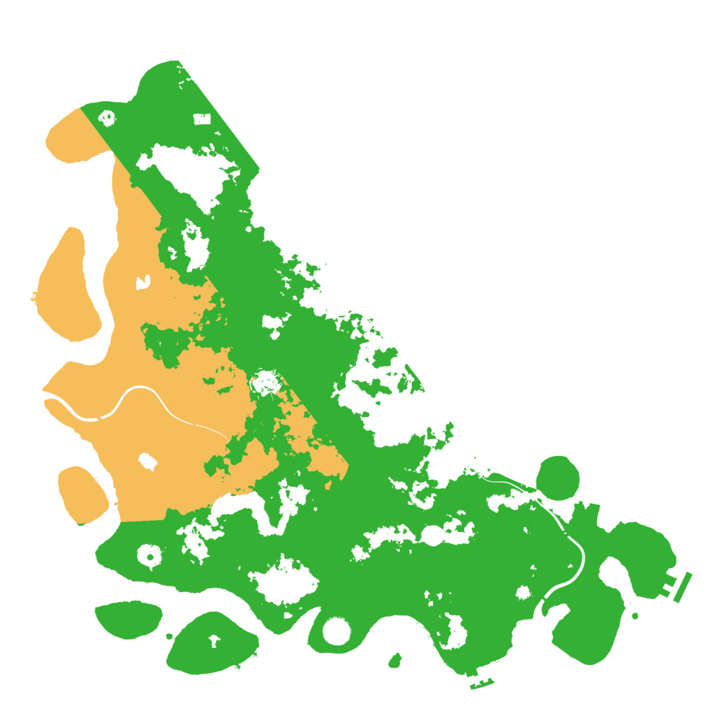 Biome Rust Map: Procedural Map, Size: 4500, Seed: 248448794