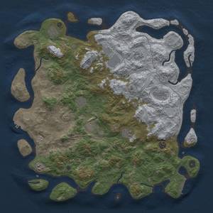 Thumbnail Rust Map: Procedural Map, Size: 4500, Seed: 248448794, 17 Monuments