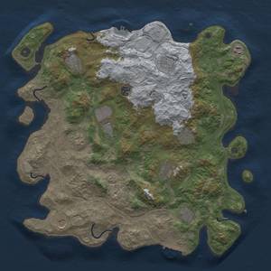 Thumbnail Rust Map: Procedural Map, Size: 4250, Seed: 114177723, 20 Monuments