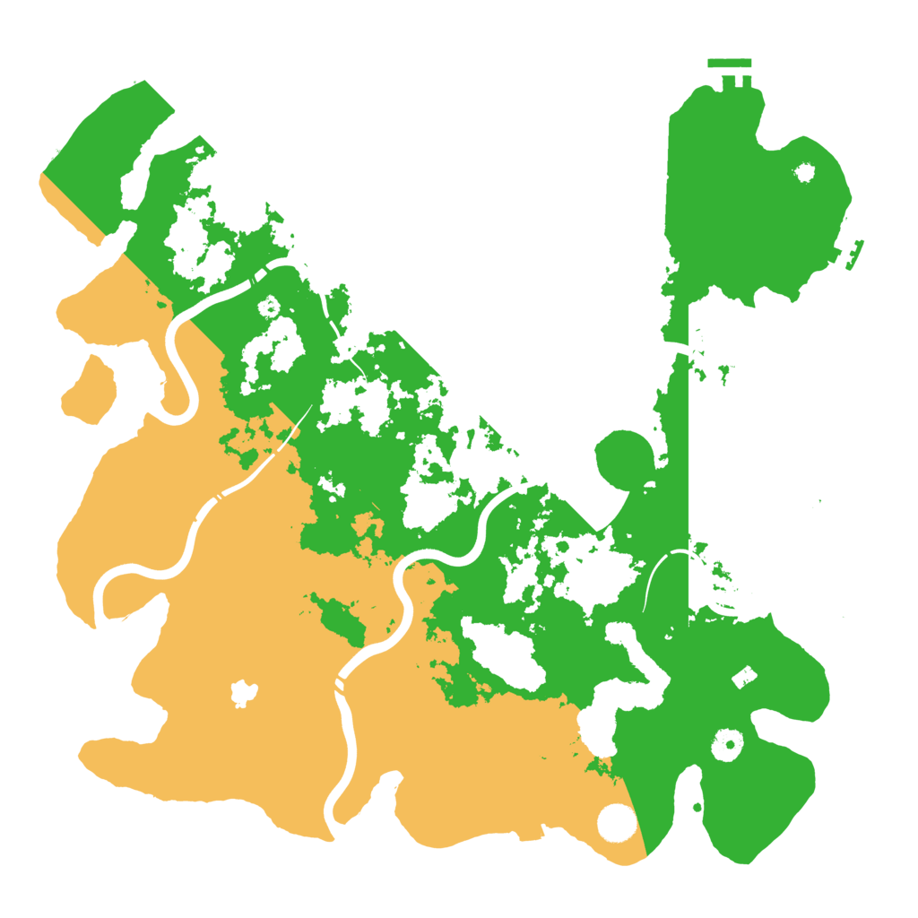 Biome Rust Map: Procedural Map, Size: 4250, Seed: 114177723