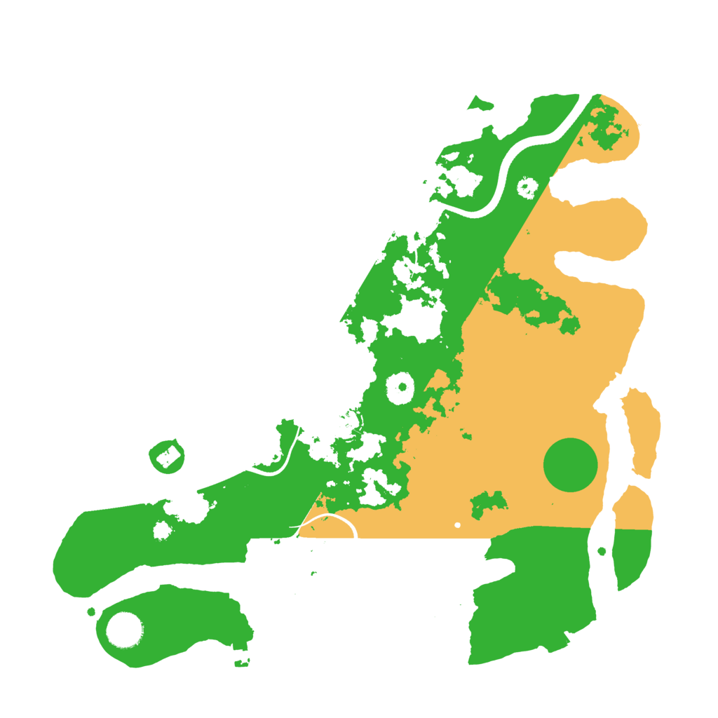 Biome Rust Map: Procedural Map, Size: 3500, Seed: 1567028272