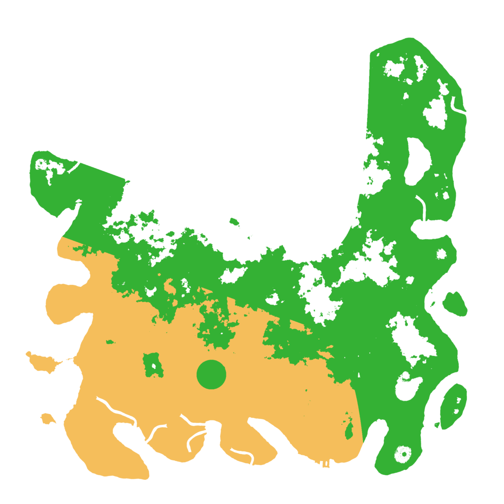 Biome Rust Map: Procedural Map, Size: 4500, Seed: 1289803753