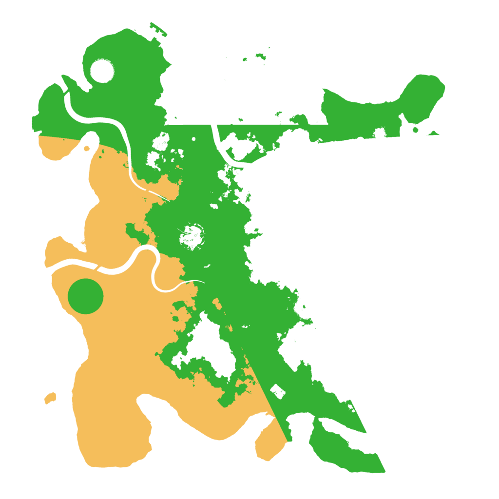 Biome Rust Map: Procedural Map, Size: 3700, Seed: 1120539772
