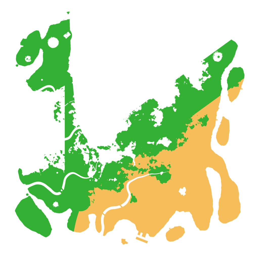 Biome Rust Map: Procedural Map, Size: 4250, Seed: 9447
