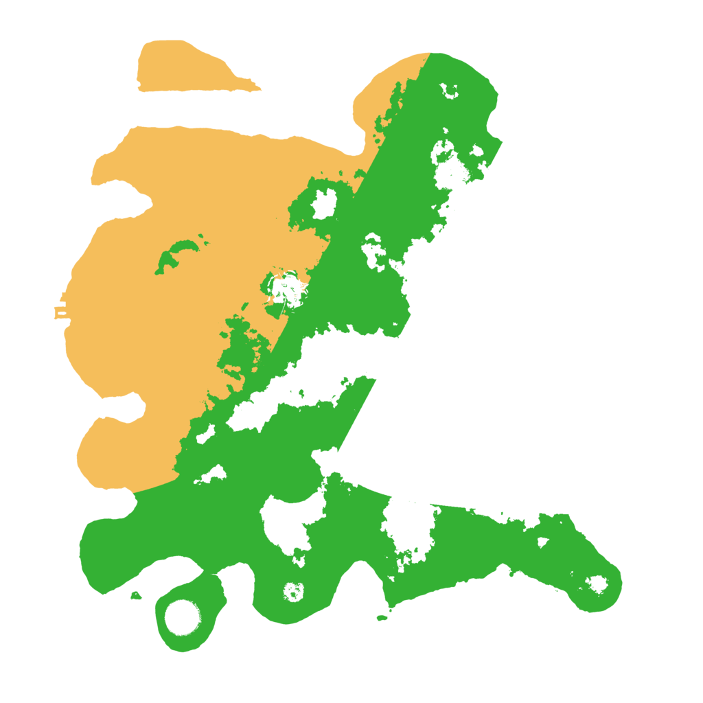 Biome Rust Map: Procedural Map, Size: 3500, Seed: 430