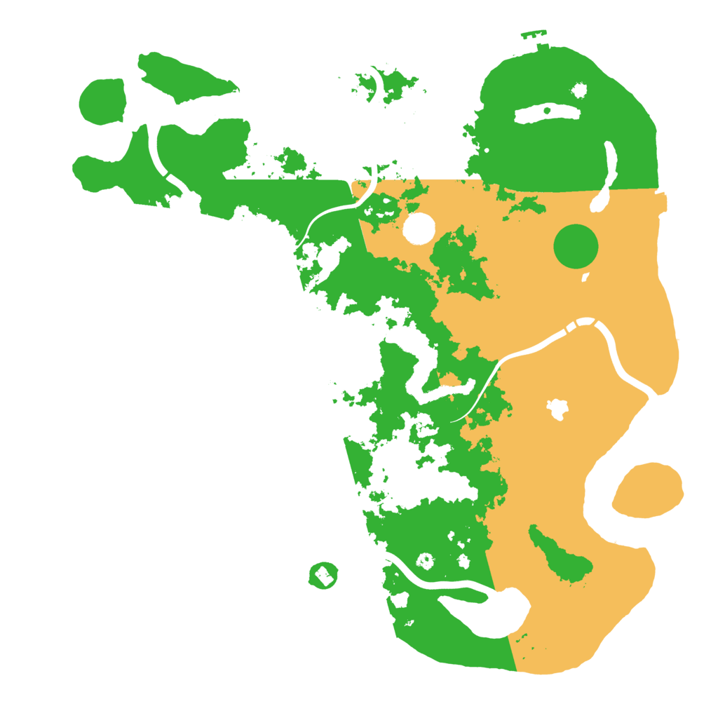 Biome Rust Map: Procedural Map, Size: 4250, Seed: 5348