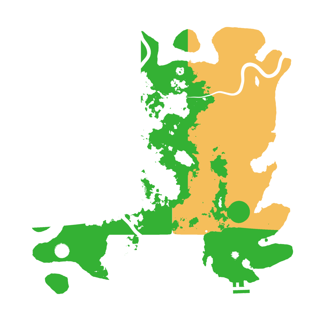 Biome Rust Map: Procedural Map, Size: 3800, Seed: 938852951