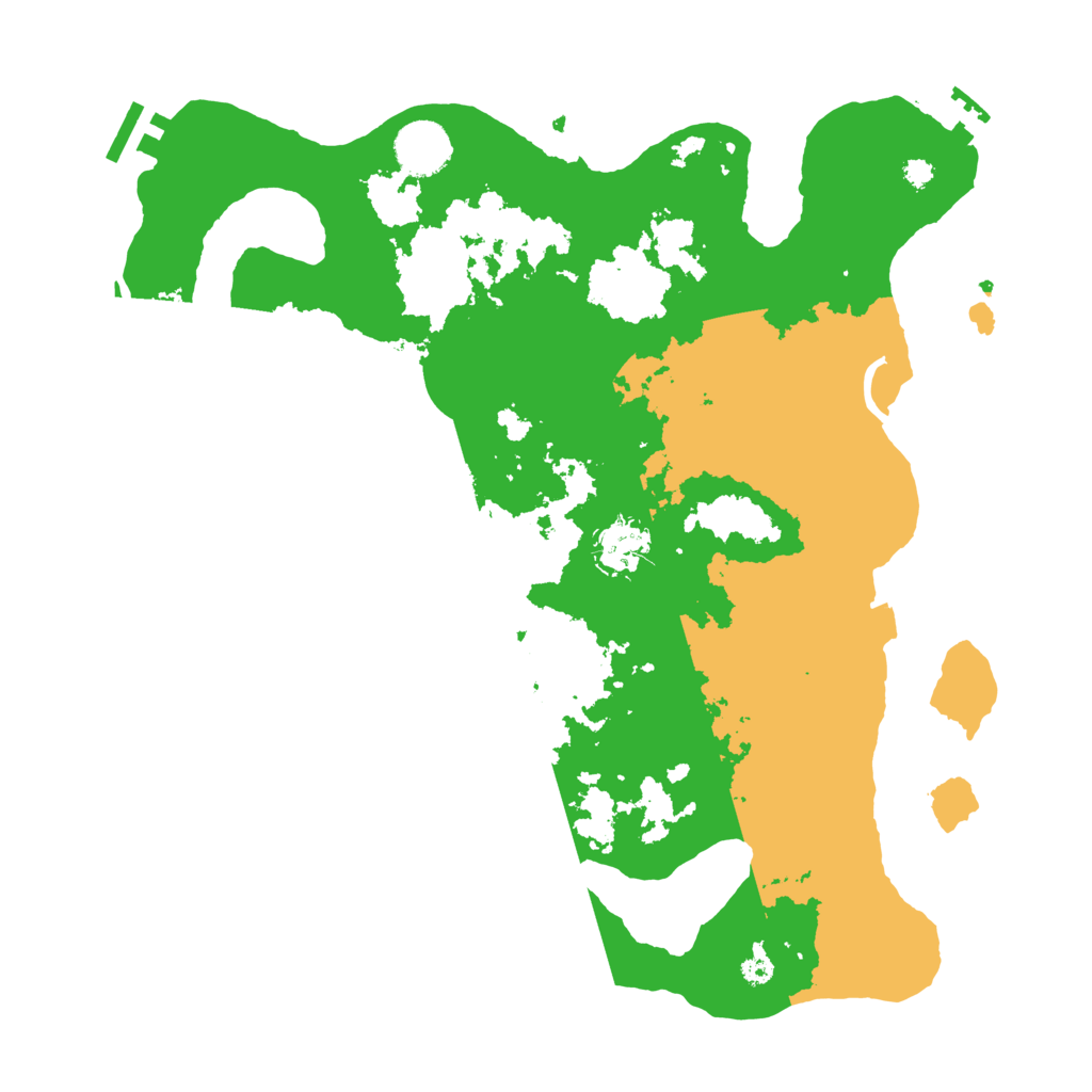 Biome Rust Map: Procedural Map, Size: 3500, Seed: 1584438453
