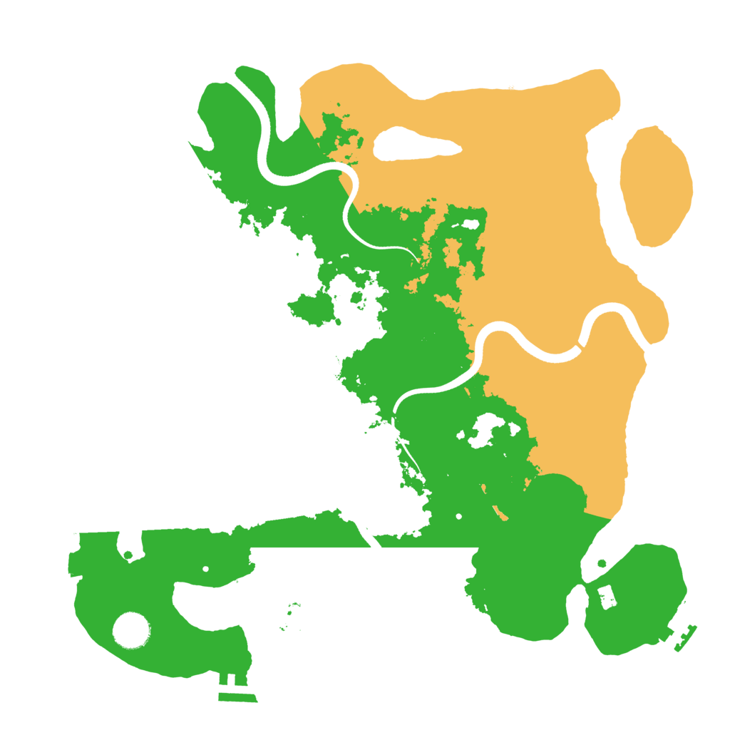 Biome Rust Map: Procedural Map, Size: 3500, Seed: 1191461894