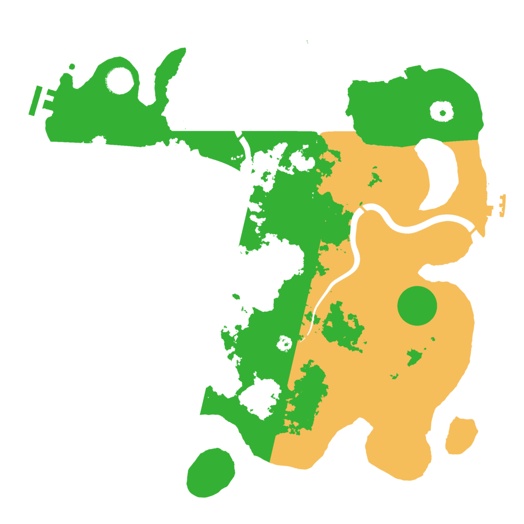 Biome Rust Map: Procedural Map, Size: 3500, Seed: 1344044561