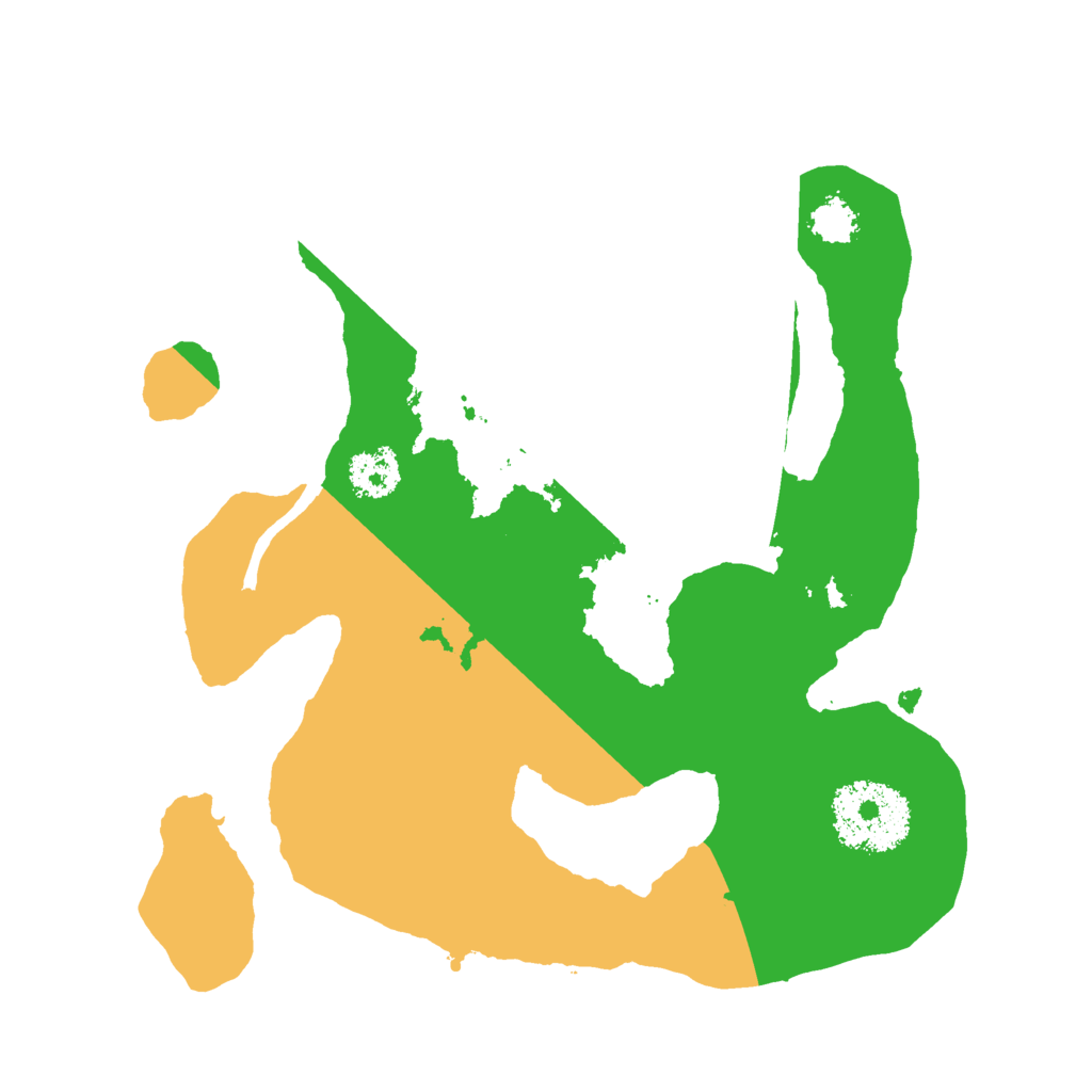 Biome Rust Map: Procedural Map, Size: 2200, Seed: 30424681